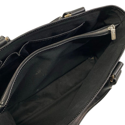 Celine Tote Boogie Gray Black Leather — view 7