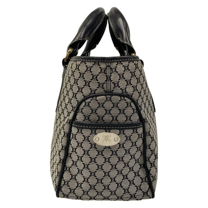 Celine Tote Boogie Gray Black Leather — view 4