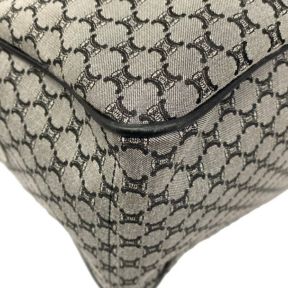 Celine Tote Boogie Gray Black Leather — view 6