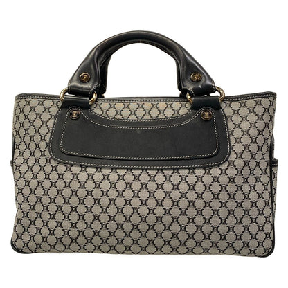Celine Tote Boogie Gray Black Leather — view 3