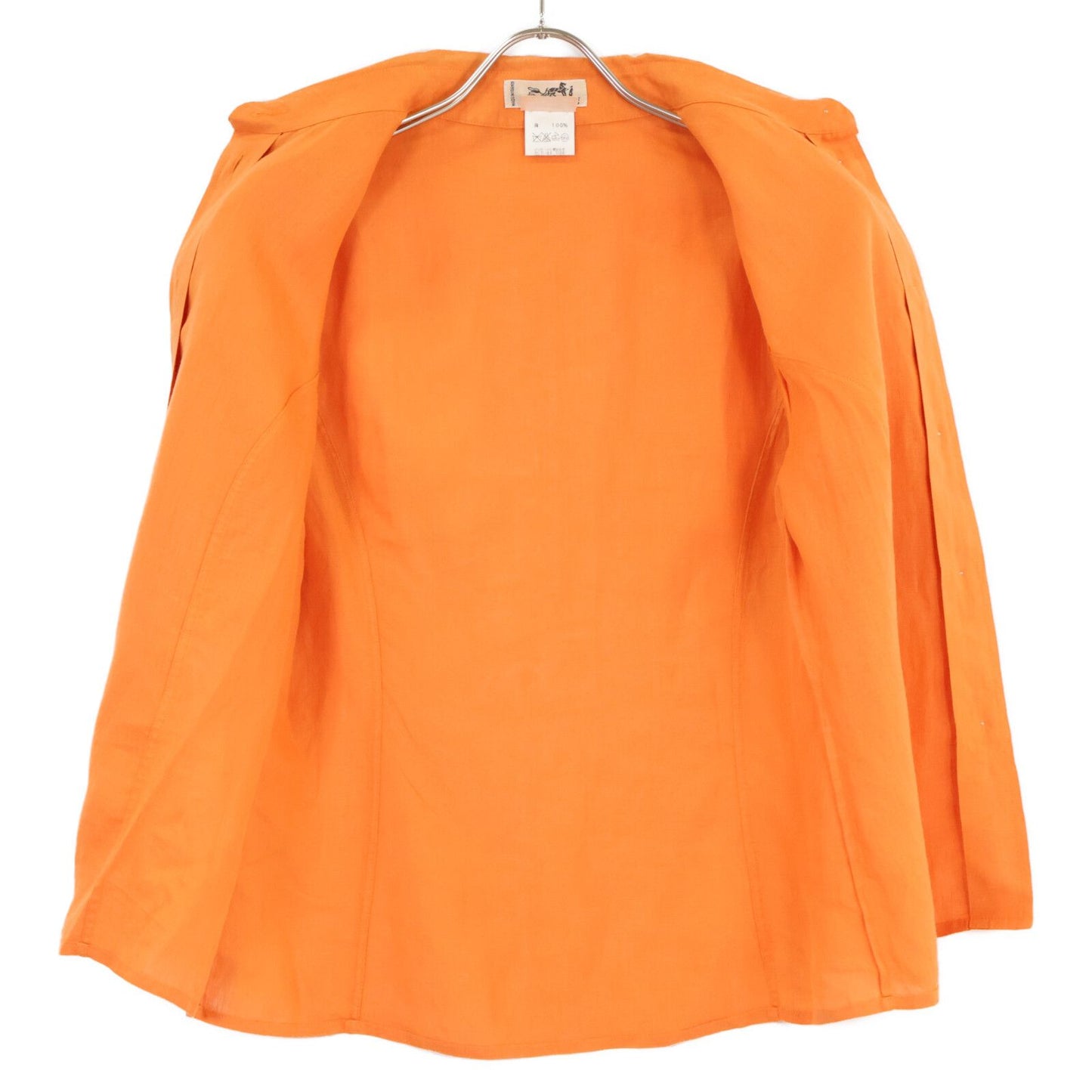 Hermes Linen 100 Short Sleeve Shirt 38 — view 3
