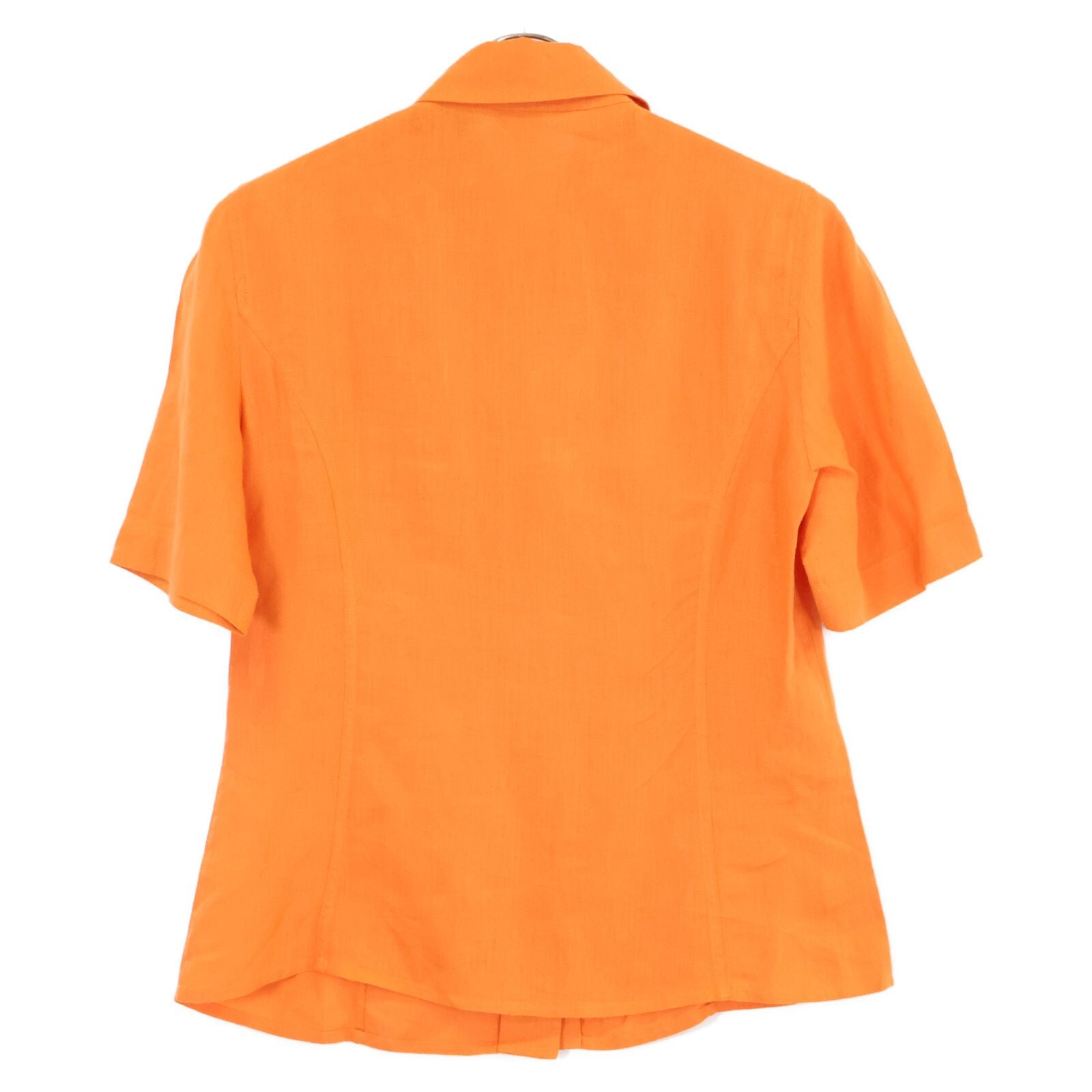 Hermes Linen 100 Short Sleeve Shirt 38 — view 2