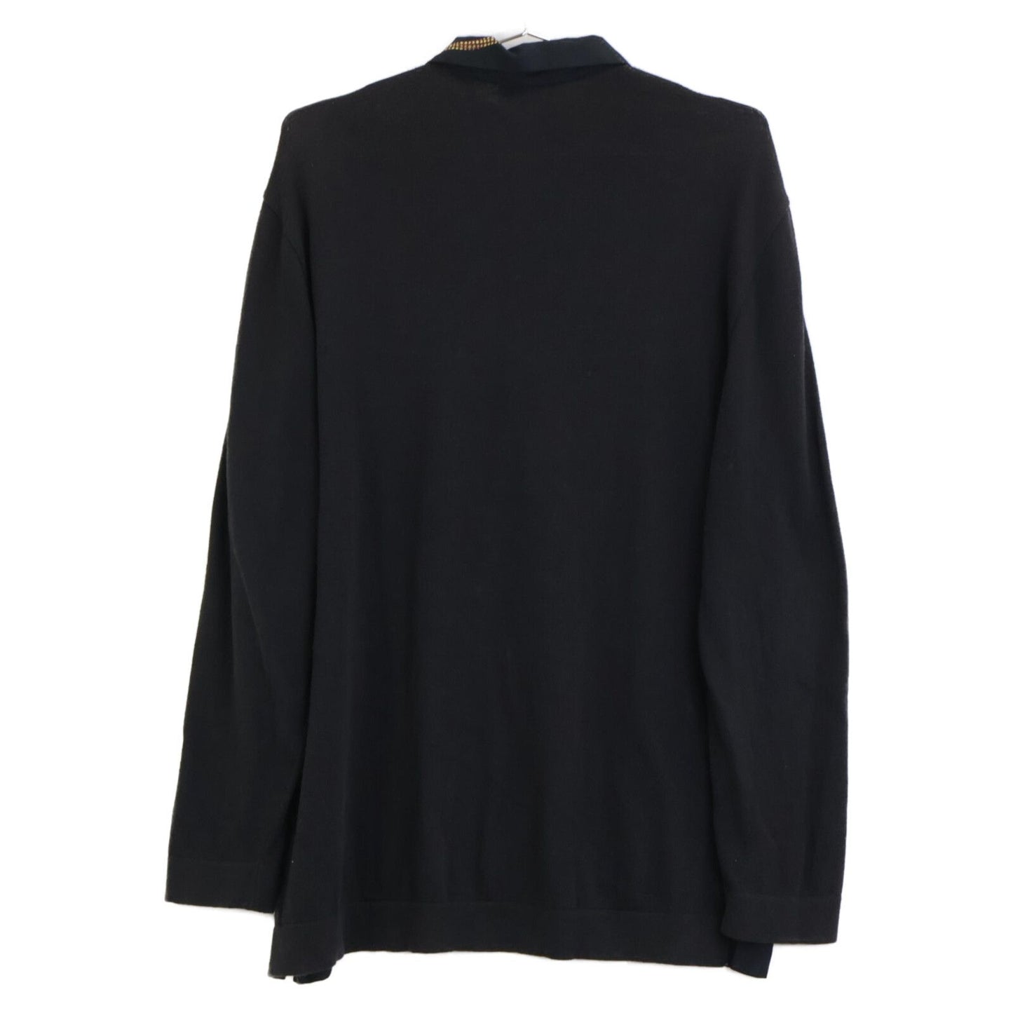 Hermes Silk Knit Contrast All Over Pattern Long Sleeve Shirt Sweater — view 2