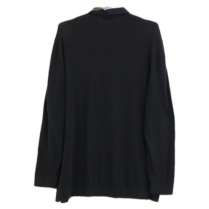 Hermes Silk Knit Contrast All Over Pattern Long Sleeve Shirt Sweater — view 2