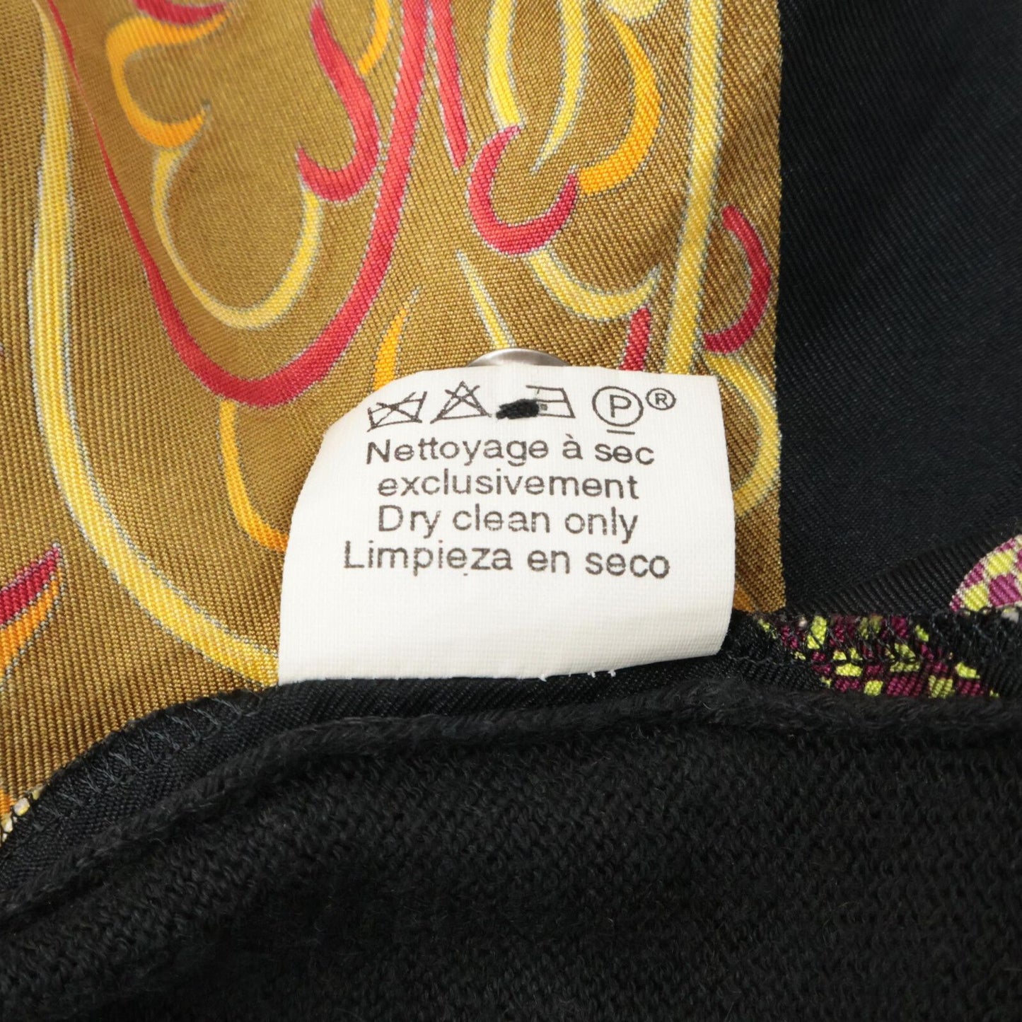 Hermes Silk Knit Contrast All Over Pattern Long Sleeve Shirt Sweater — view 6