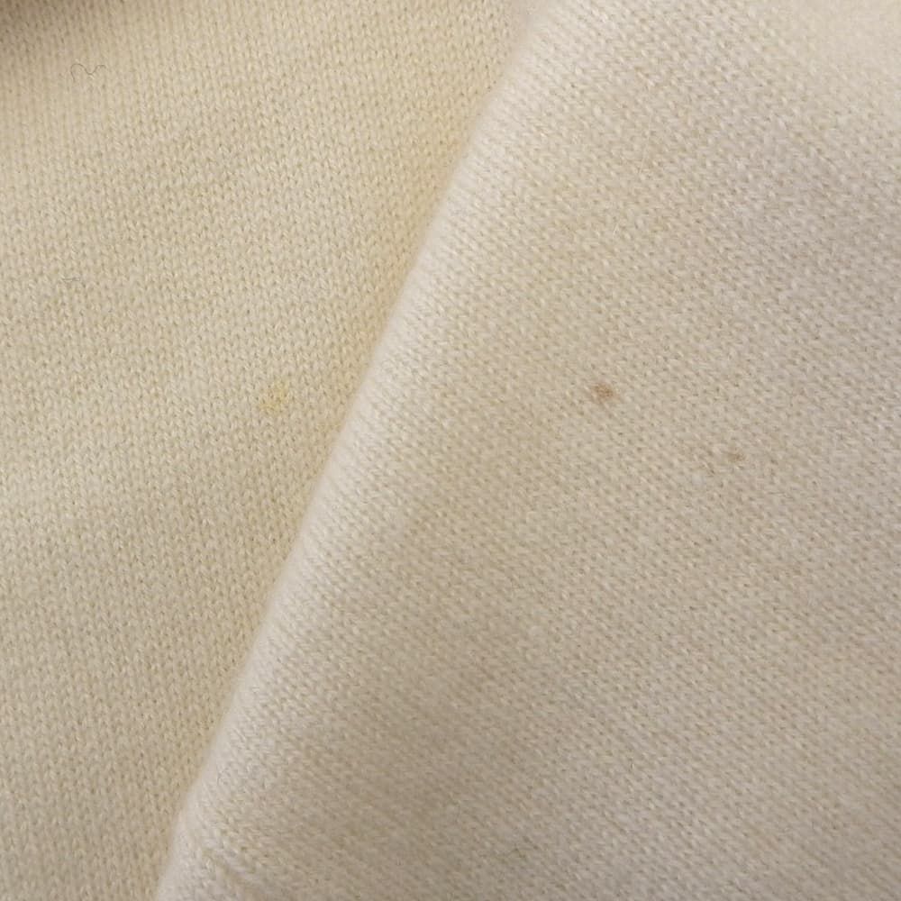 Prada Cashmere Long Sleeve Knit Top Ivory 42 Sweater — view 5