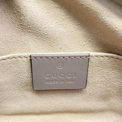 Gucci Waist Pouch GG Marmont Quilted Leather Belt Bag Pink Beige — view 9