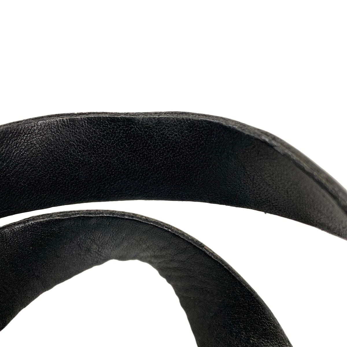 Loewe Handbag Anagram Pattern Black Leather — view 9