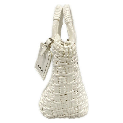 Balenciaga Tote Bistro XS Basket White Cotton — view 4