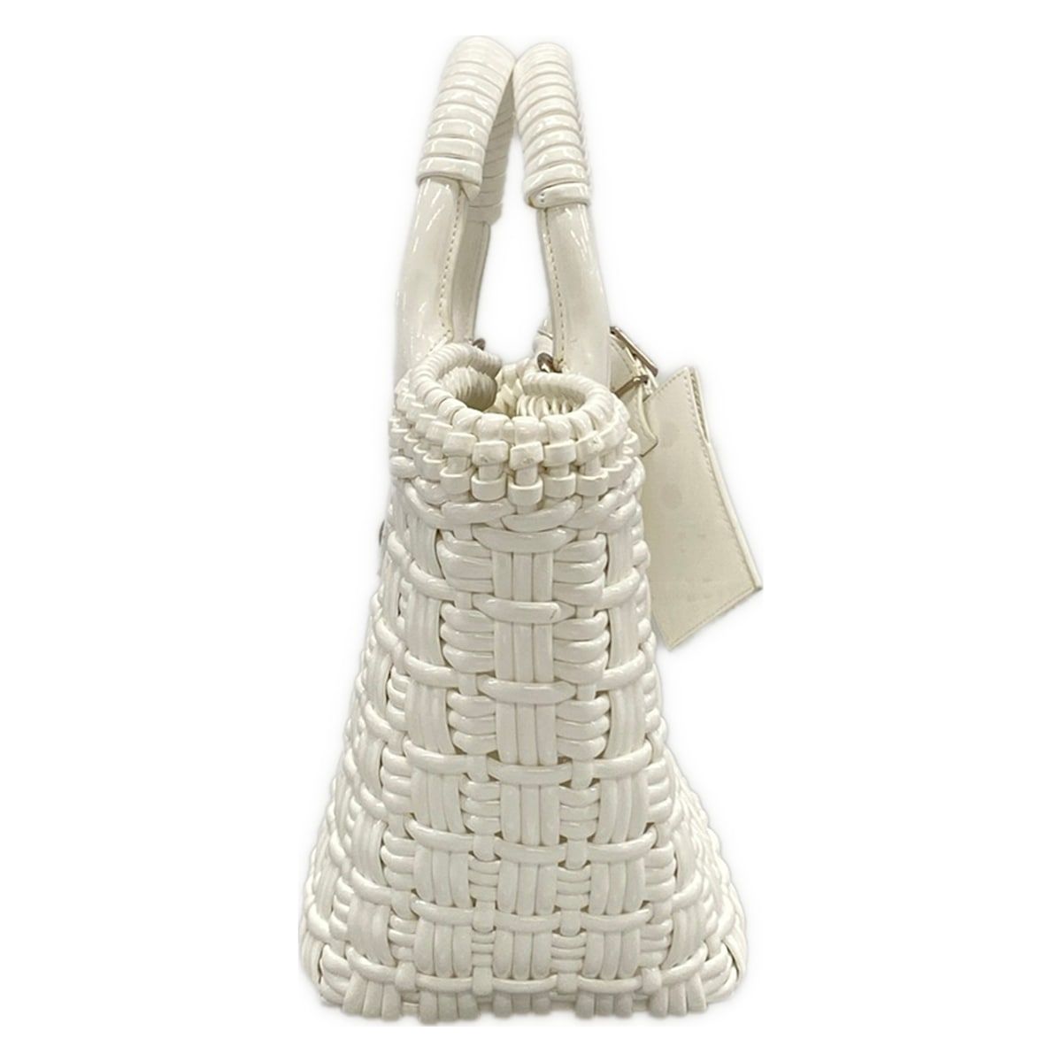 Balenciaga Tote Bistro XS Basket White Cotton — view 2
