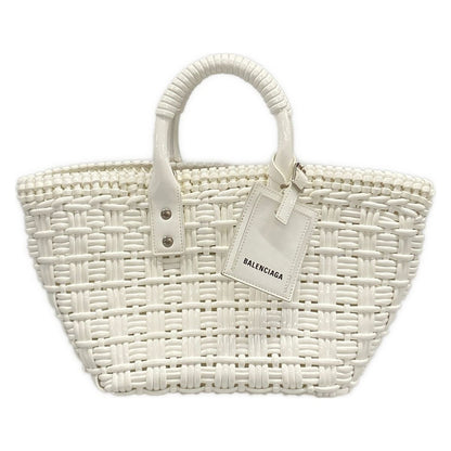 Balenciaga Tote Bistro XS Basket White Cotton