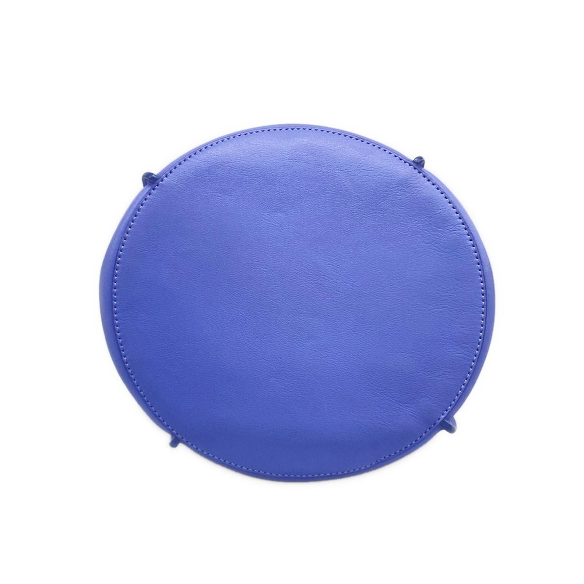 Celine Shoulder Bag Big Bucket with Long Strap Blue Leather — view 5