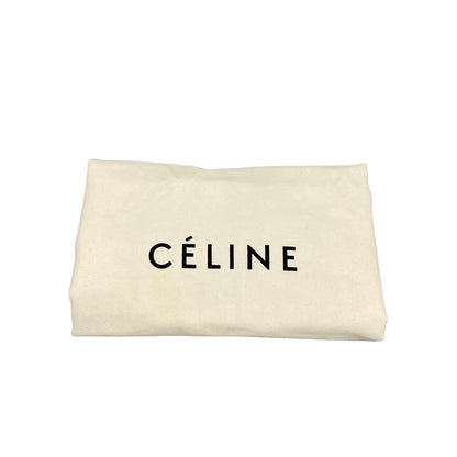 Celine Shoulder Bag Big Bucket with Long Strap Blue Leather — view 8