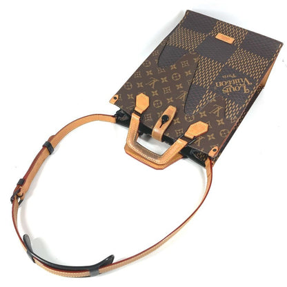Louis Vuitton Tote Mini Damier Canvas Brown — view 2