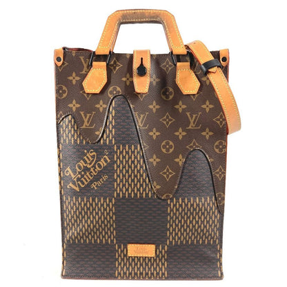Louis Vuitton Tote Mini Damier Canvas Brown