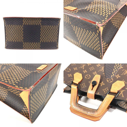 Louis Vuitton Tote Mini Damier Canvas Brown — view 9