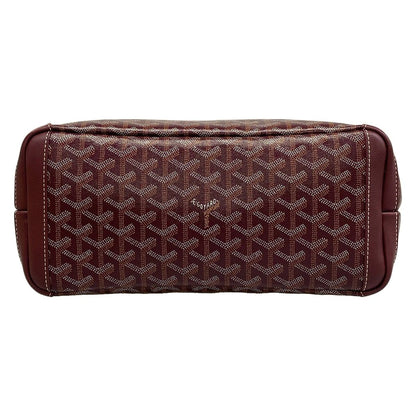 Goyard Handbag Artois PM Burgundy Leather — view 5