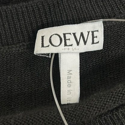 Loewe Long Sleeve Sweater S Black Crew — view 3