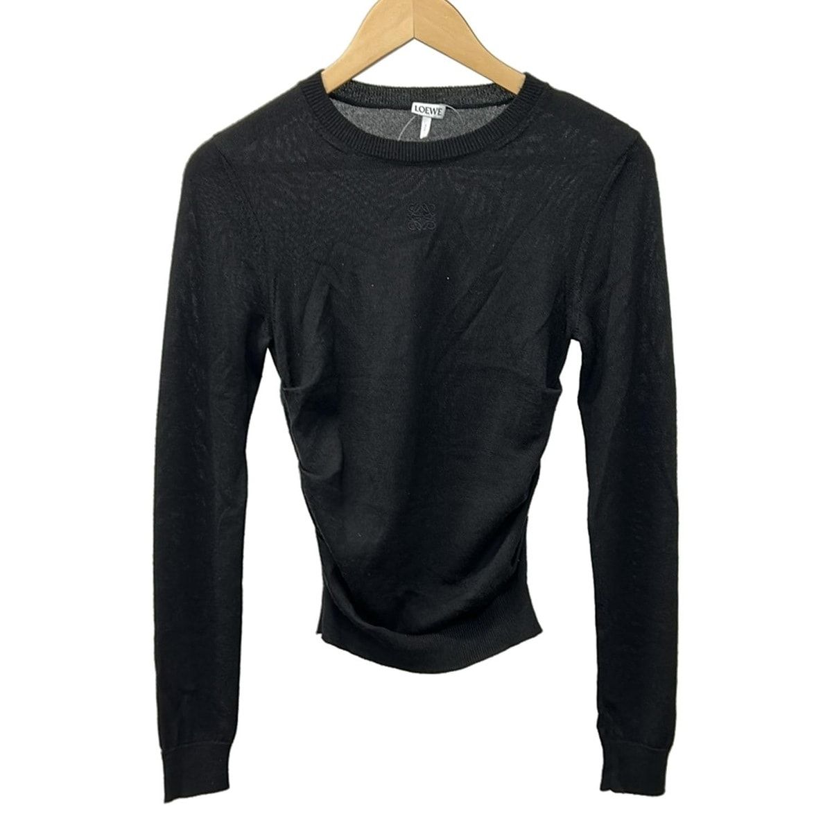 Loewe Long Sleeve Sweater S Black Crew