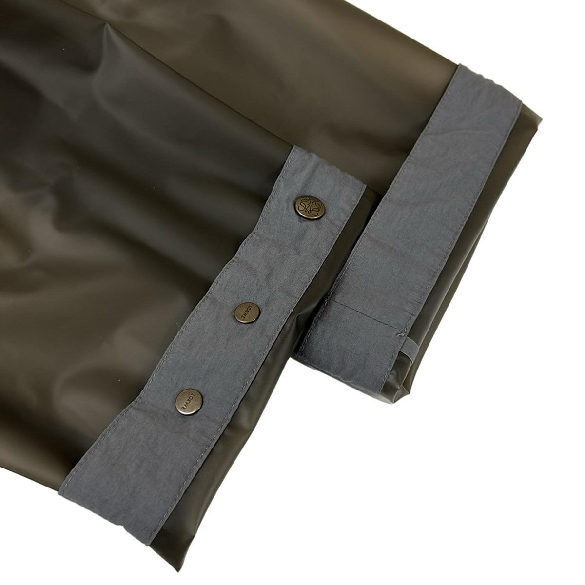 Loewe Coat 34 S Gray Beige Long Sleeve Spring Autumn Cotton — view 8