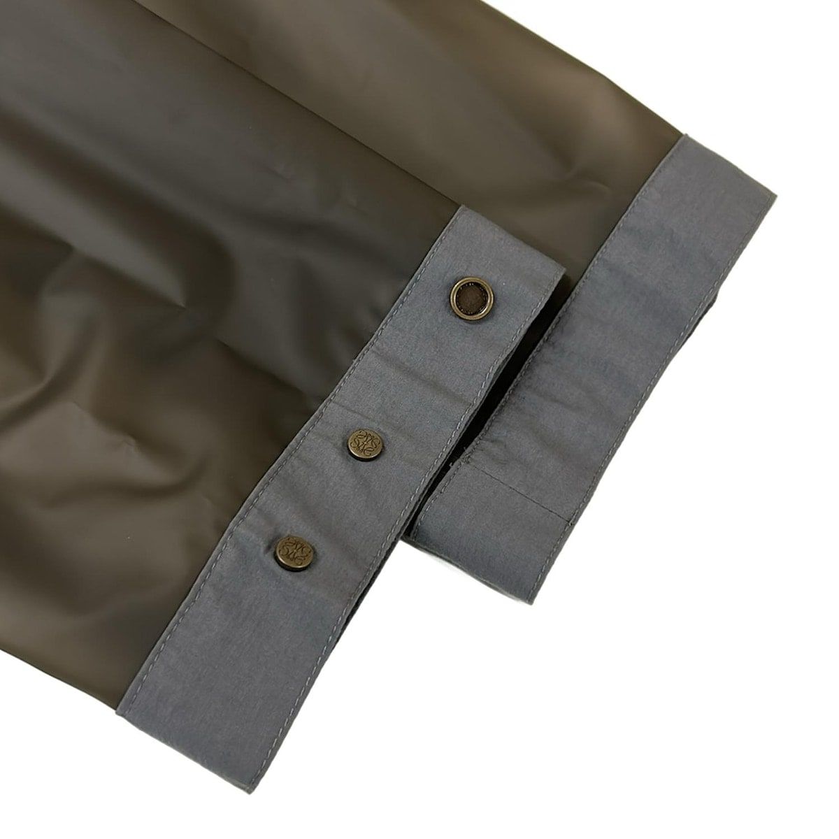 Loewe Coat 34 S Gray Beige Long Sleeve Spring Autumn Cotton — view 7