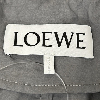 Loewe Coat 34 S Gray Beige Long Sleeve Spring Autumn Cotton — view 3