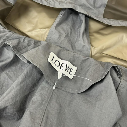 Loewe Coat 34 S Gray Beige Long Sleeve Spring Autumn Cotton — view 9