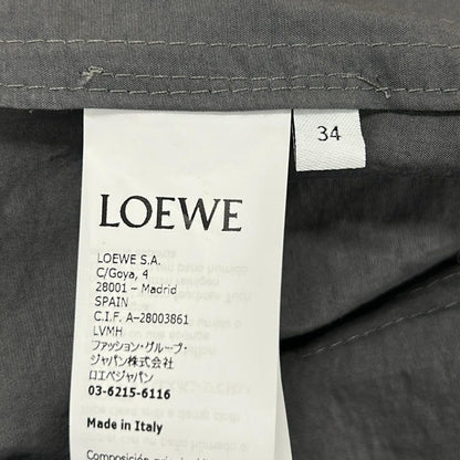 Loewe Coat 34 S Gray Beige Long Sleeve Spring Autumn Cotton — view 6