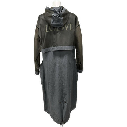 Loewe Coat 34 S Gray Beige Long Sleeve Spring Autumn Cotton — view 2