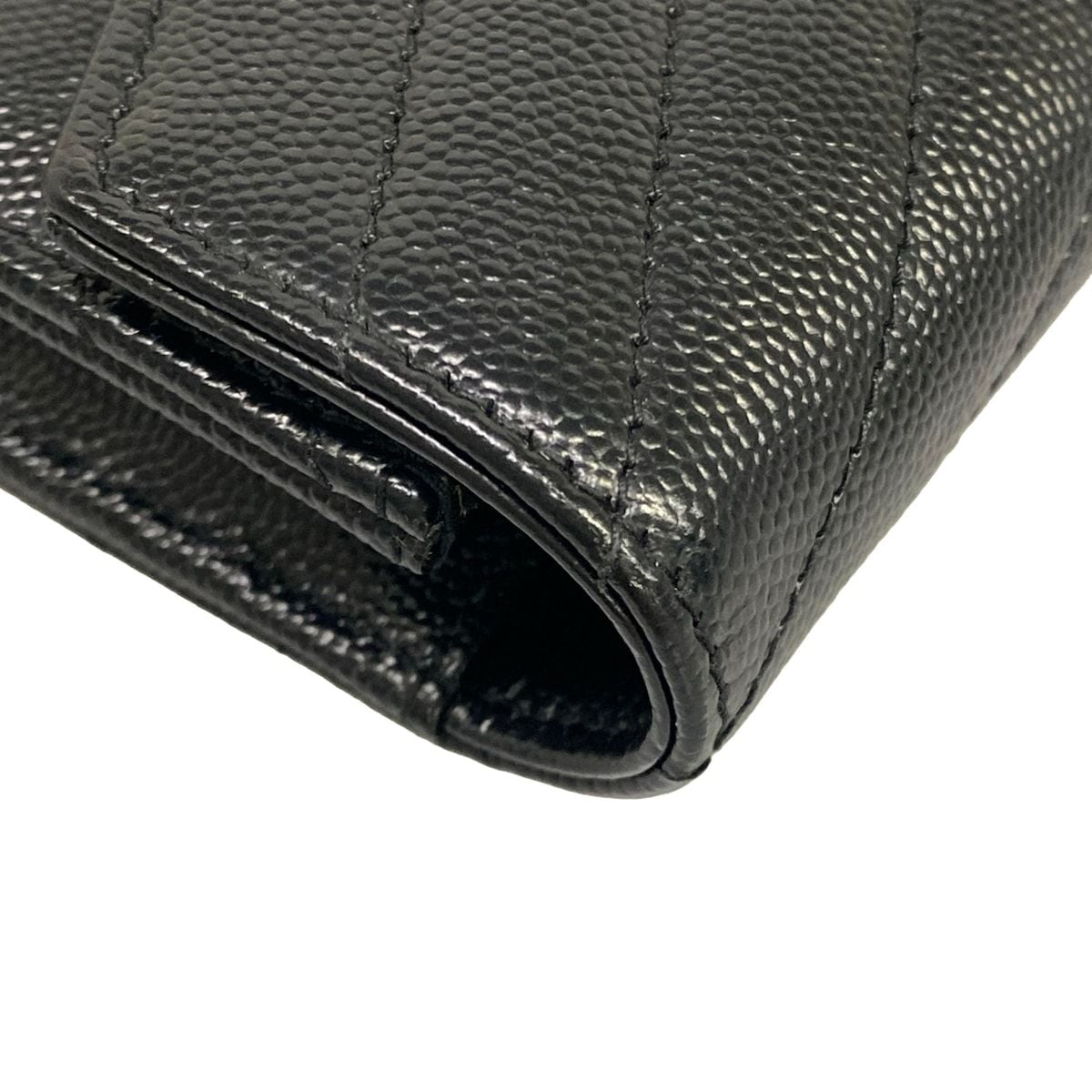 Saint Laurent Paris Wallet Monogram Envelope Black Chain Strap Removable Leather — view 8