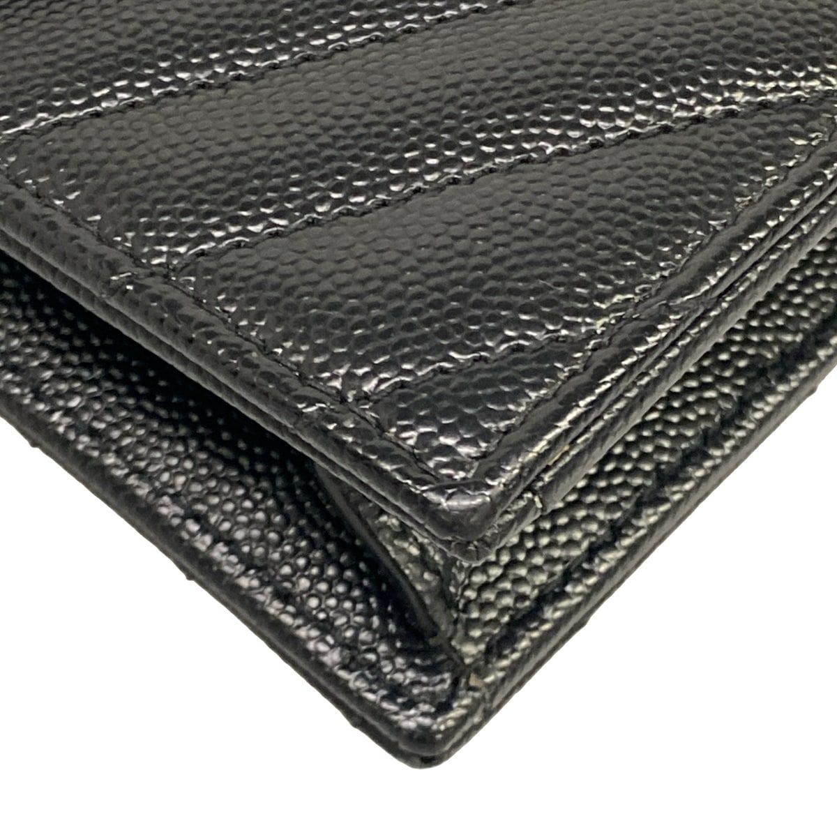 Saint Laurent Paris Wallet Monogram Envelope Black Chain Strap Removable Leather — view 7