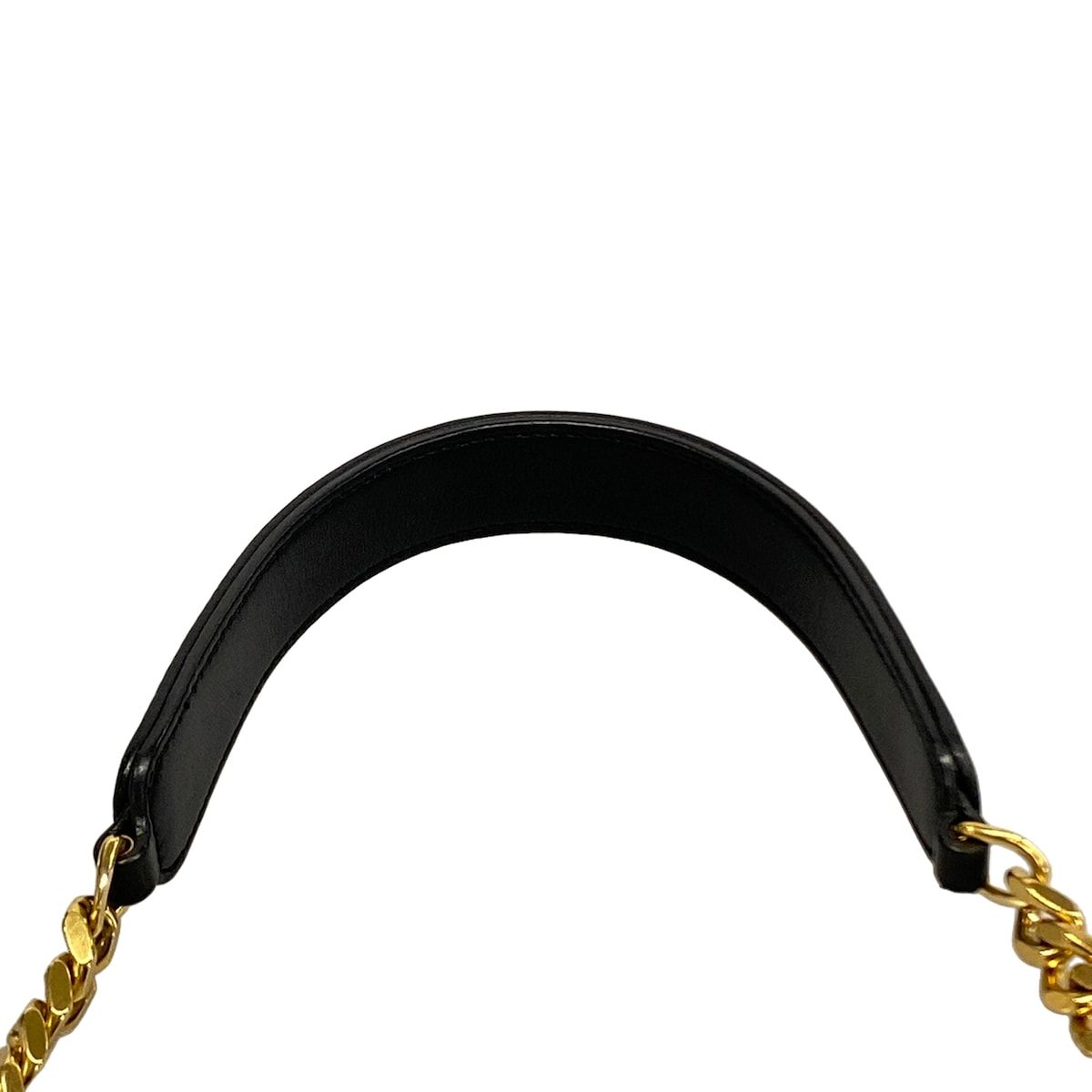 Saint Laurent Paris Shoulder Bag Vicky Small Black Chain Leather — view 9
