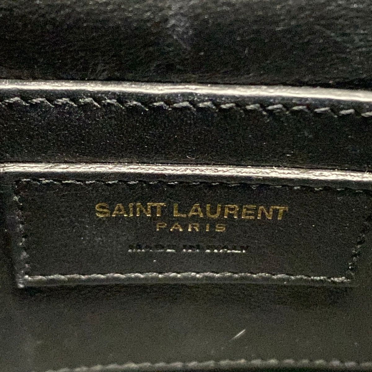 Saint Laurent Paris Shoulder Bag Vicky Small Black Chain Leather — view 8