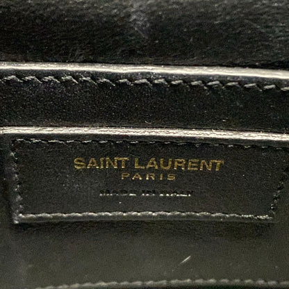 Saint Laurent Paris Shoulder Bag Vicky Small Black Chain Leather — view 8