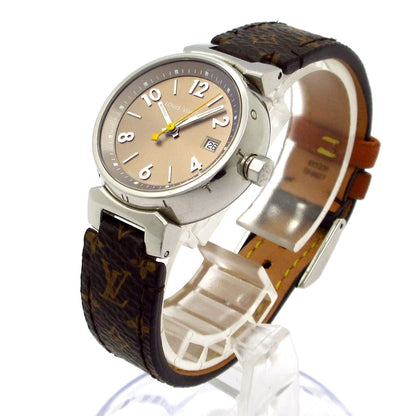 Louis Vuitton Watch Tambour Leather Beige — view 2