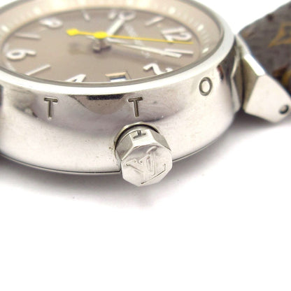 Louis Vuitton Watch Tambour Leather Beige — view 8