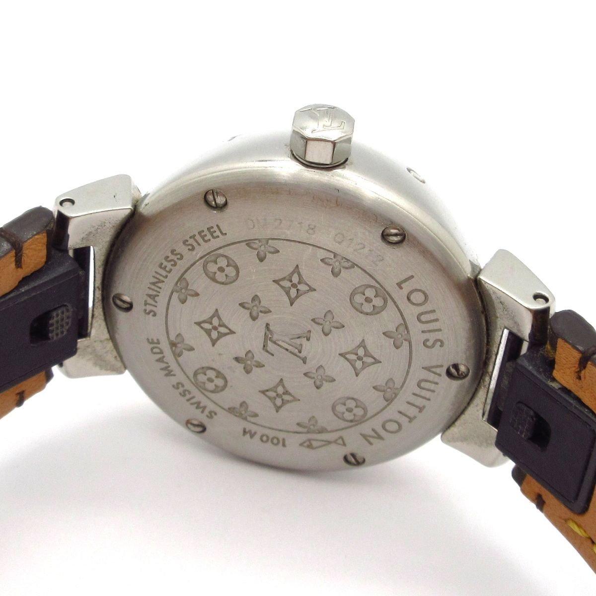 Louis Vuitton Watch Tambour Leather Beige — view 3