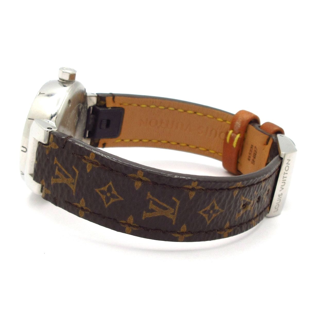 Louis Vuitton Watch Tambour Leather Beige — view 5