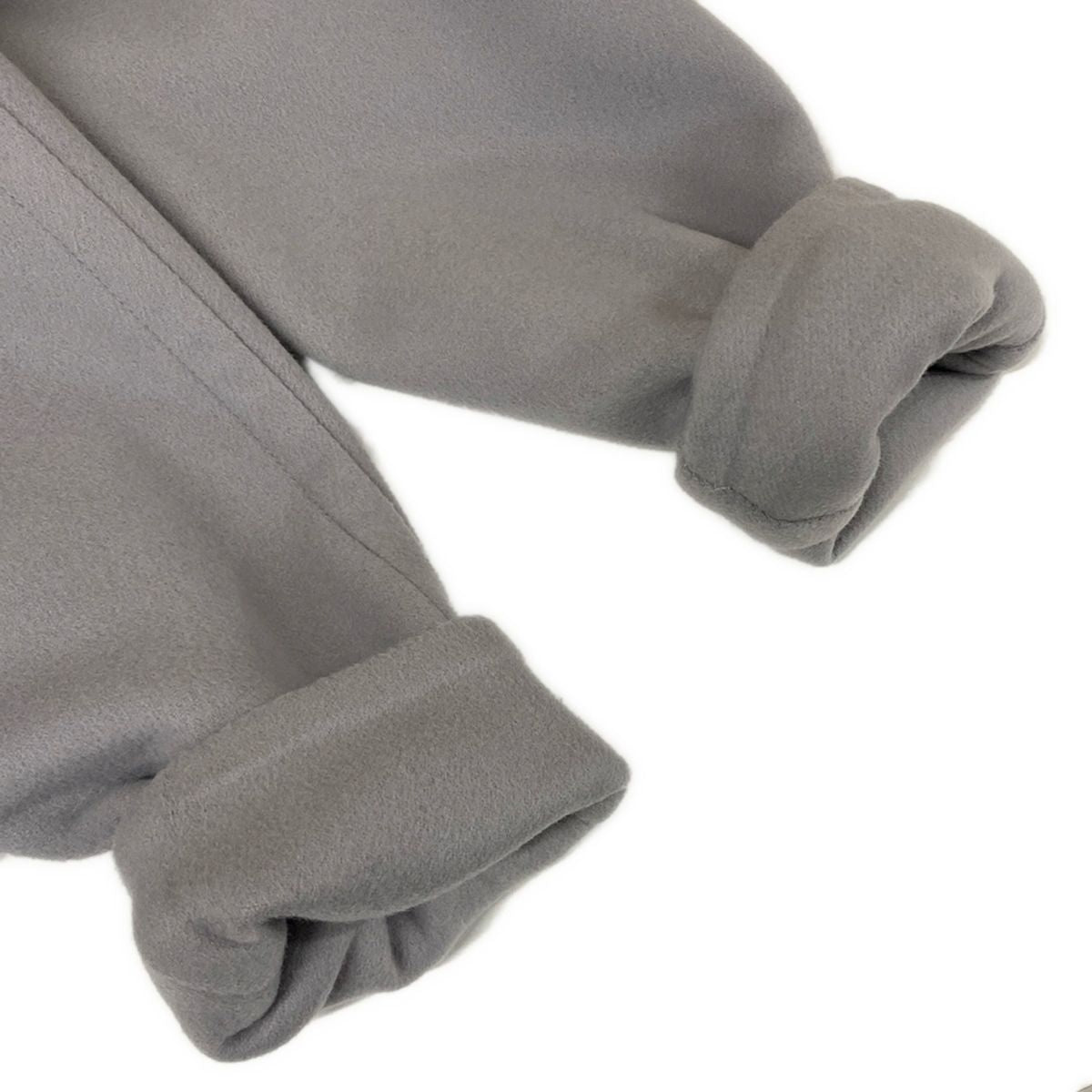 Loewe Coat 32 XS Pebble Pea Light Gray Long Sleeve Double Wool — view 8