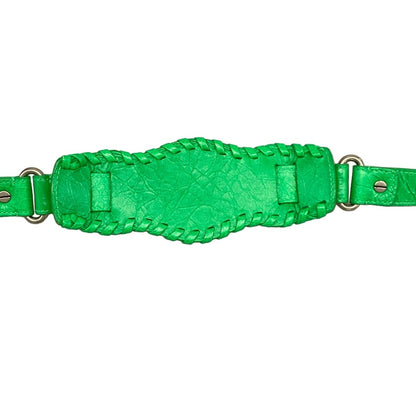 Balenciaga Shoulder Bag le Cagole XS Green Leather — view 9
