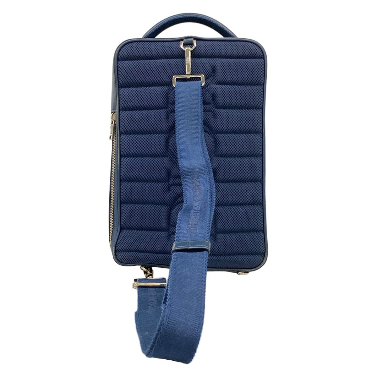 Dior Shoulder Bag World Tour Blue Leather — view 3