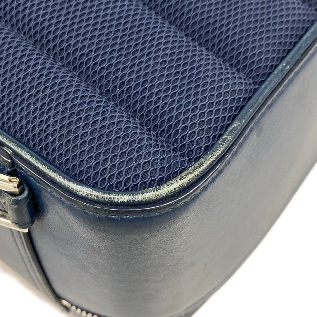 Dior Shoulder Bag World Tour Blue Leather — view 6