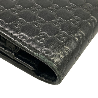 Gucci Wallet Micro Guccissima Black Leather — view 8