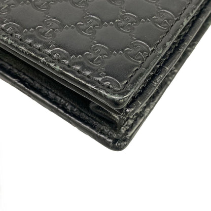 Gucci Wallet Micro Guccissima Black Leather — view 7
