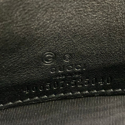 Gucci Wallet Micro Guccissima Black Leather — view 6