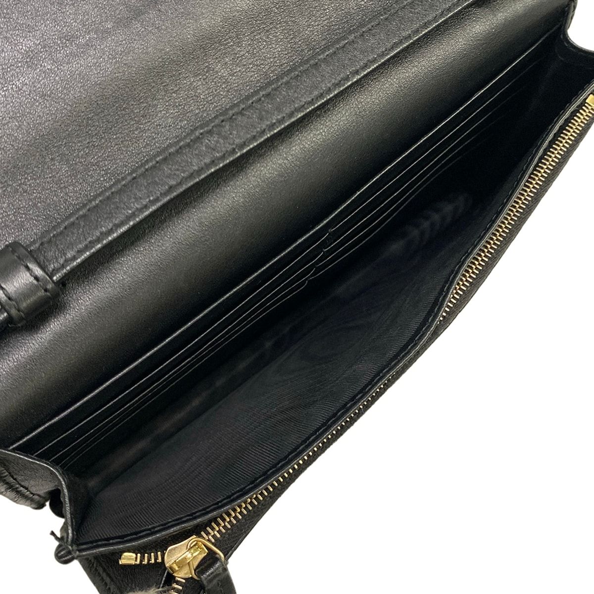 Gucci Wallet Micro Guccissima Black Leather — view 4