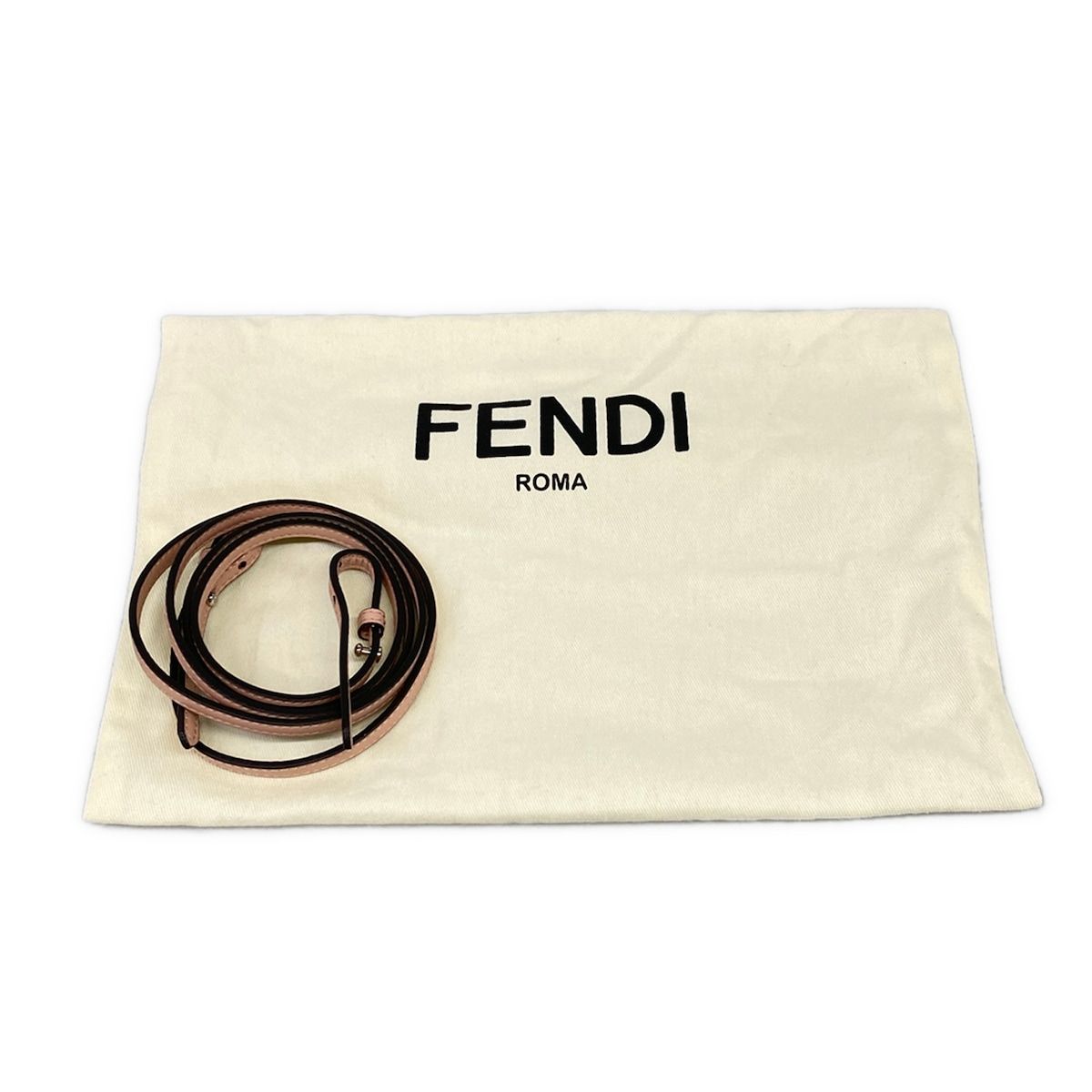 Fendi Handbag Mini Mon Tresor Pink Beige Drawstring — view 8