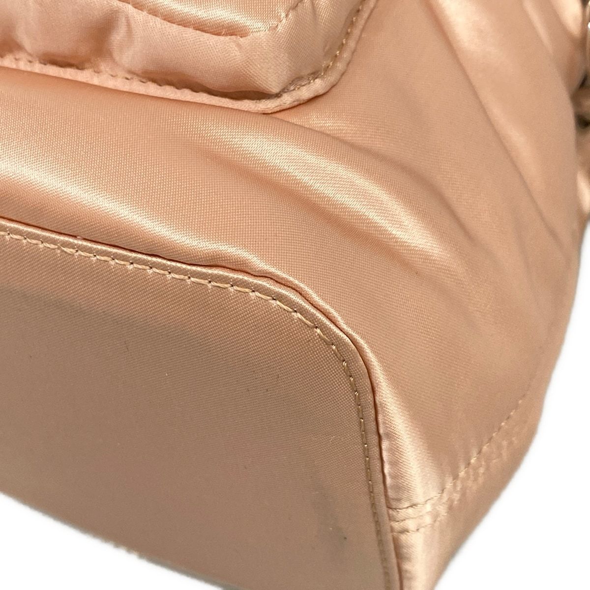 Fendi Handbag Mini Mon Tresor Pink Beige Drawstring — view 6