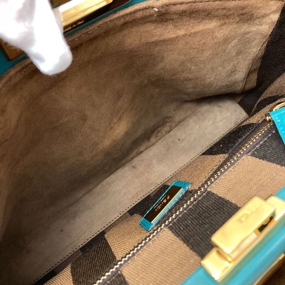 Fendi Peekaboo 2-Way Handbag Calf — view 6