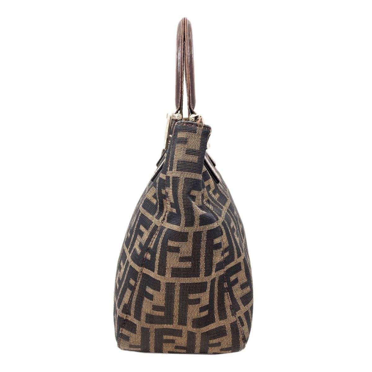 Fendi Zucca Pattern Handbag Canvas — view 3
